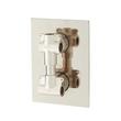 Calhoun Shower System with Rainfall Shower Head and Hand Shower - Brushed Nickel, , large image number 4