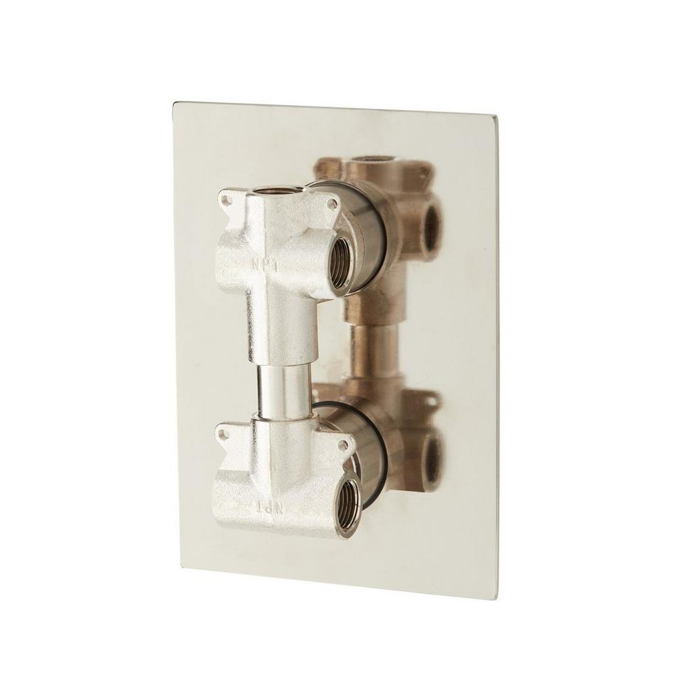 Calhoun Shower System with Rainfall Shower Head and Hand Shower - Brushed Nickel, , large image number 4
