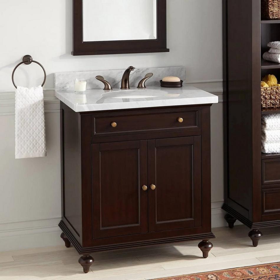 30" Keller Mahogany Vanity for Undermount Sink - Dark Espresso, , large image number 0