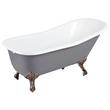 66" Goodwin Cast Iron Clawfoot Tub - Imperial Feet, , large image number 9