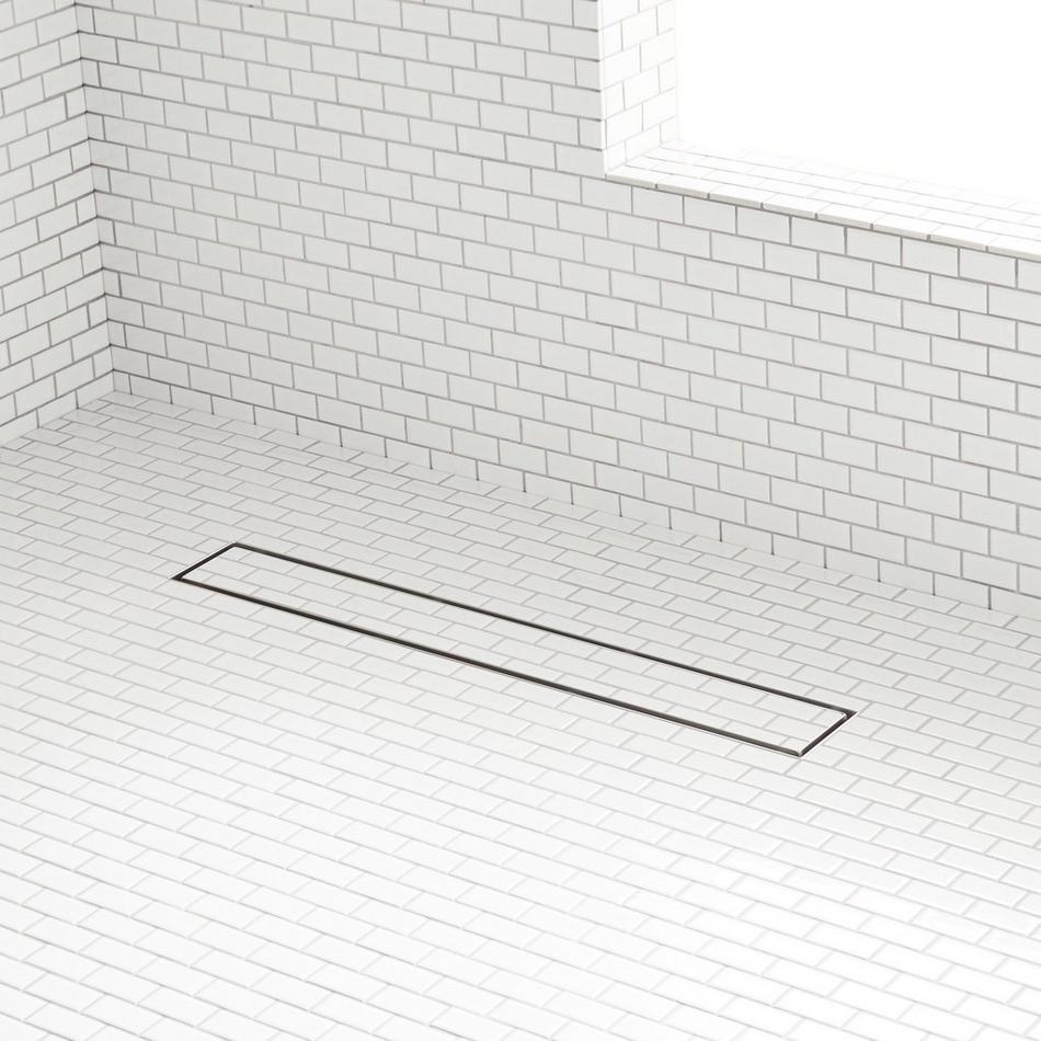 48" Cohen Linear Tile-In Shower Drain - Polished Brass, , large image number 0