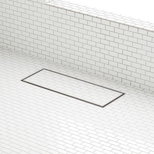 48" Cohen Wide Linear Tile-In Shower Drain in Stainless Steel