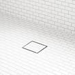 8" Cohen Square Tile-In Shower Drain - with Drain Flange - Brushed Stainless Steel, , large image number 0