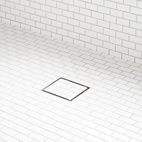 Cohen Square Tile-In Shower Drain  with Drain Flange