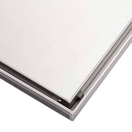 Cohen Square Tile-In Shower Drain  with Drain Flange