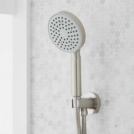 Lattimore Shower System with Rainfall Shower Head & Hand Shower