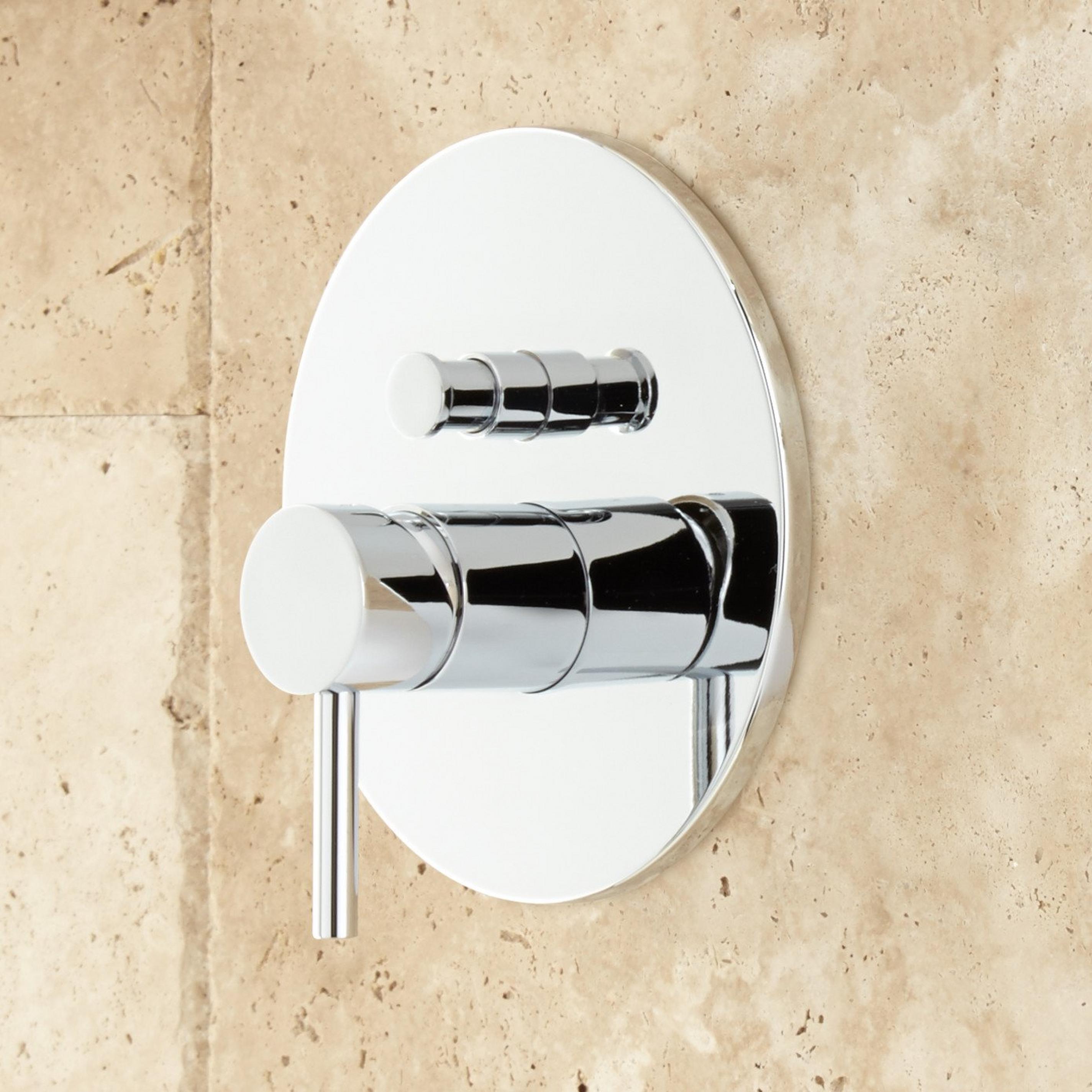 Lattimore Shower System with Rainfall Shower Head & Hand Shower Signature Hardware