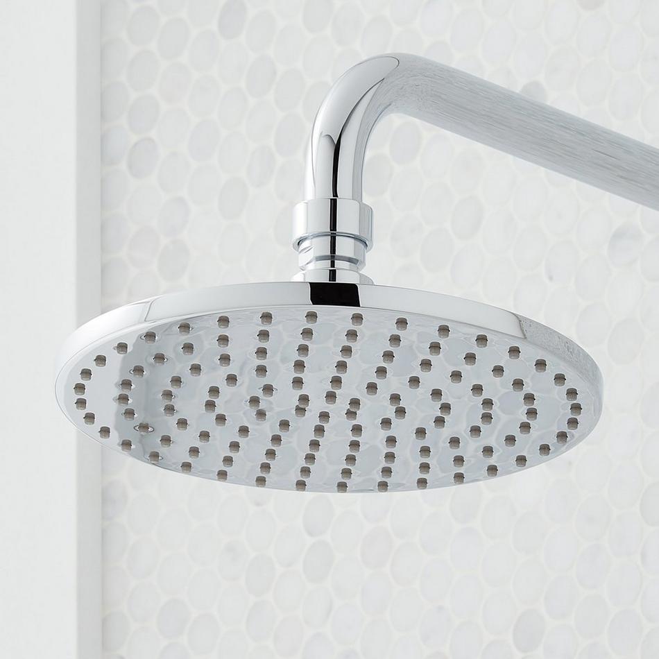 Lattimore Shower System with Rainfall Shower Head & Hand Shower - Chrome, , large image number 1
