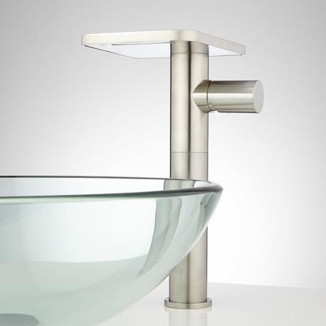 Knox Waterfall Vessel Faucet with Pop-Up Drain