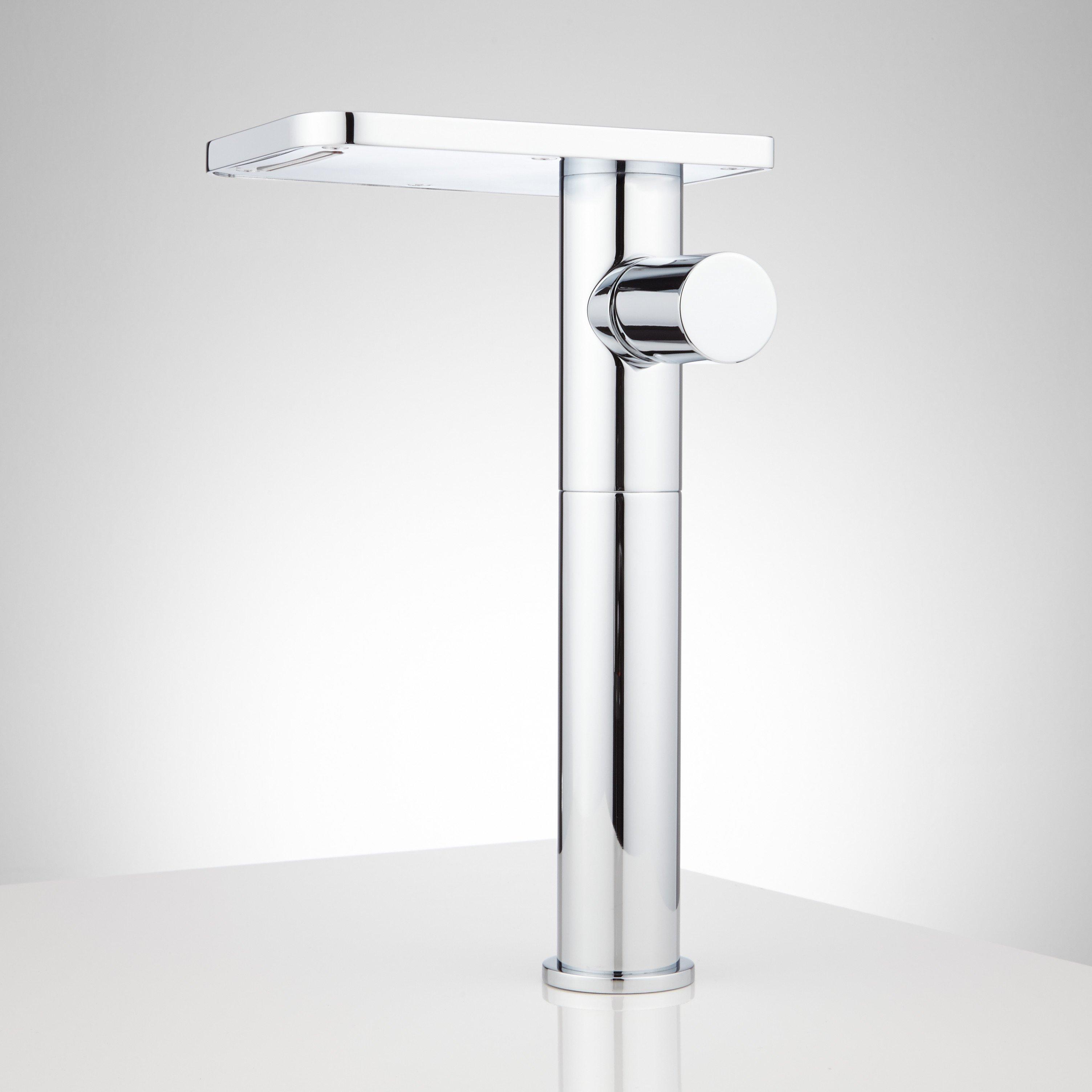 Knox Waterfall Vessel Faucet with Pop-Up Drain | Signature Hardware