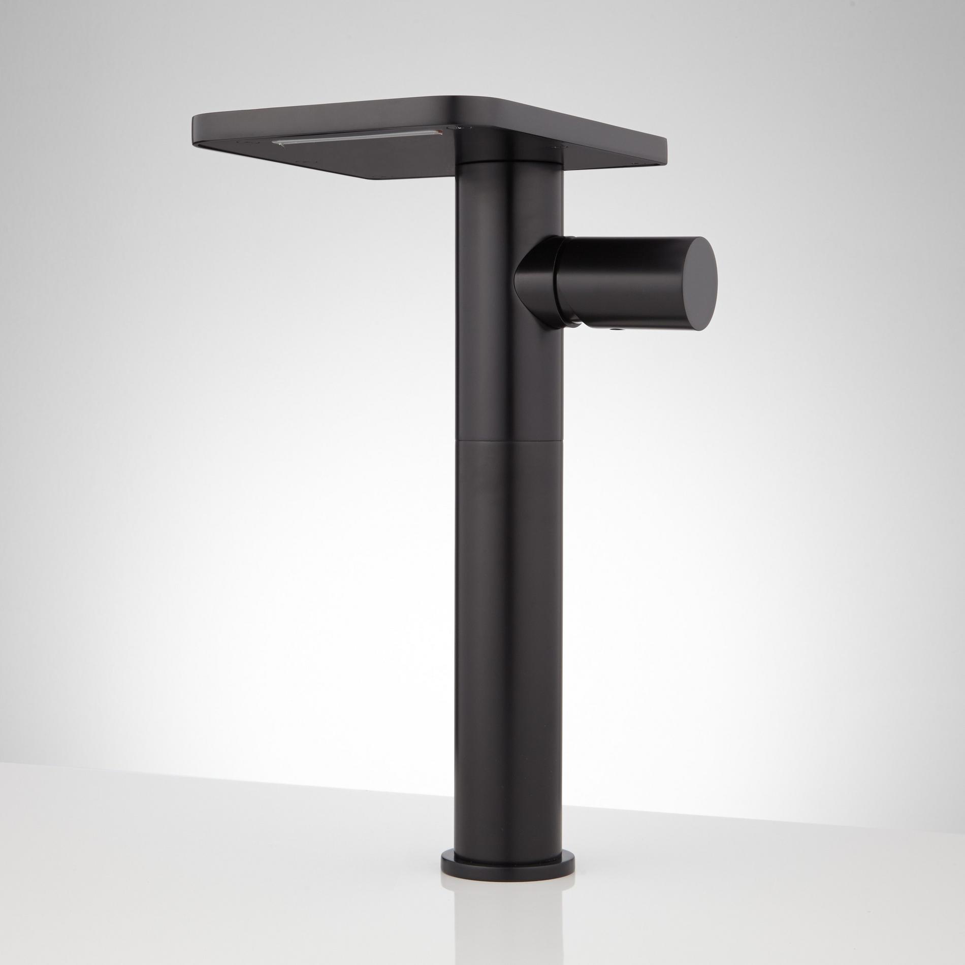 Knox Waterfall Vessel Faucet with PopUp Drain Signature Hardware