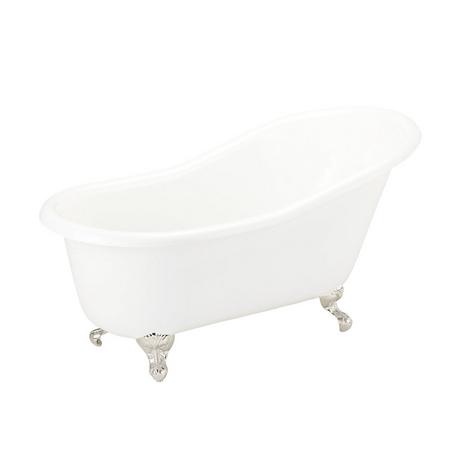 Erica Cast Iron Clawfoot Slipper Tub - Ball & Claw Feet