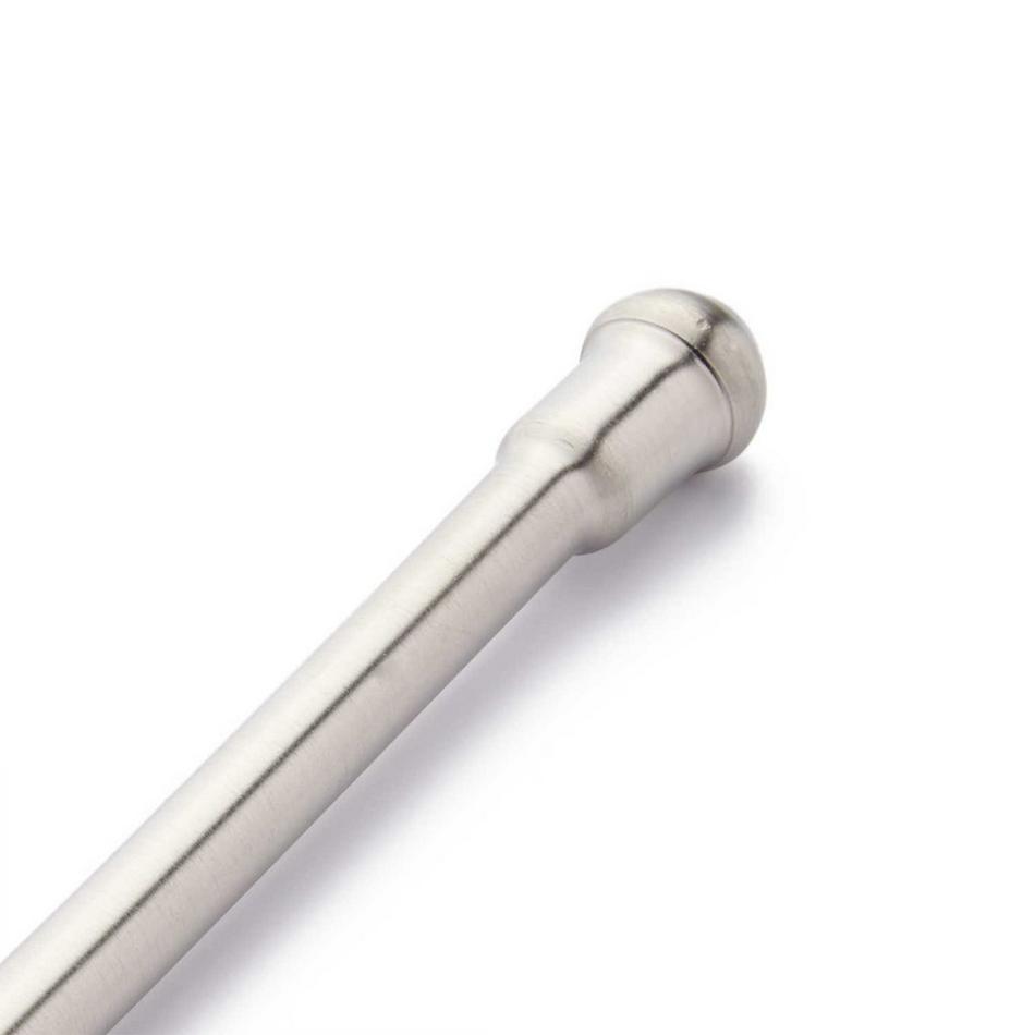 3/8" OD x 20" Bathroom Supply Tube - Bendable - Not Corrugated - Brushed Nickel, , large image number 1