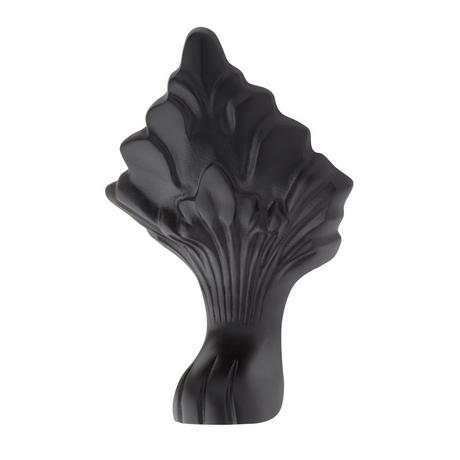 61" Arabella Black Cast Iron Tub - 7" Rim Holes - Lion Paw Feet