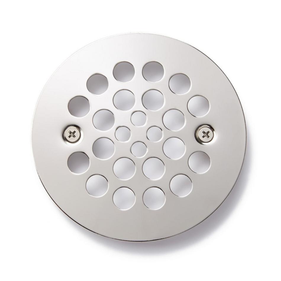 Signature Hardware 446688 Square Shower Drain Cover With Round