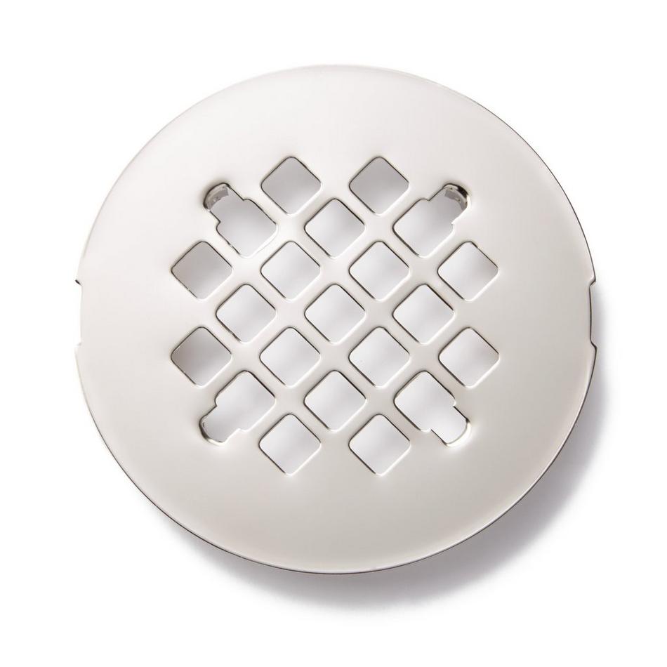Modern Snap-In Shower Drain Strainer - Brushed Gold | Stainless Steel | Signature Hardware