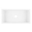 36" Mitzy Reversible Fireclay Farmhouse Sink - Smooth Apron - White, , large image number 4