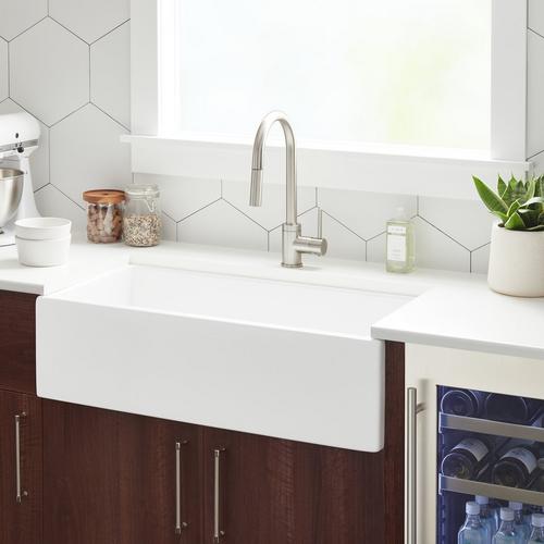 36" Mitzy Reversible Fireclay Farmhouse Sink