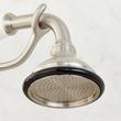 Wall-Mount Telephone Faucet with Cross Handles and 4" Wall Couplers - Brushed Nickel, , large image number 6