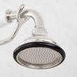 Wall-Mount Telephone Faucet with Cross Handles and 4" Wall Couplers - Polished Nickel, , large image number 6