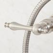 Wall-Mount Telephone Faucet with Lever Handles and 4" Wall Couplers - Brushed Nickel, , large image number 5