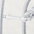 Wall-Mount Telephone Faucet with Lever Handles and 4" Wall Couplers - Chrome, , large image number 5