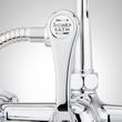Deck-Mount Telephone Faucet - Cross Handles - 4" Deck Couplers - Chrome, , large image number 4