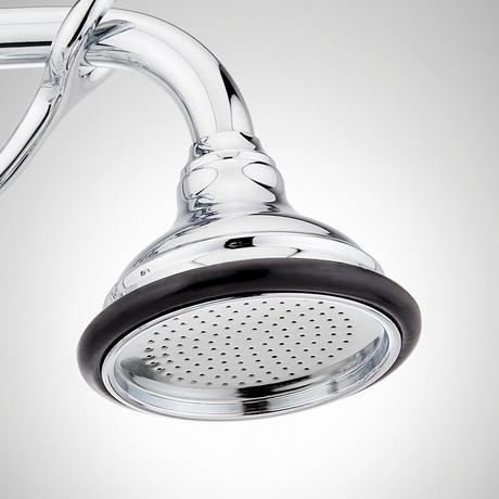 Deck-Mount Telephone Faucet with Cross Handles and Deck Couplers