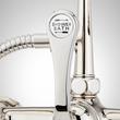 Deck-Mount Telephone Faucet - Cross Handles - 4" Deck Couplers - Polished Nickel, , large image number 4