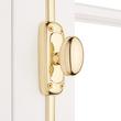 Classic Brass Oval Window Cremone Bolt - Polished Brass, , large image number 0