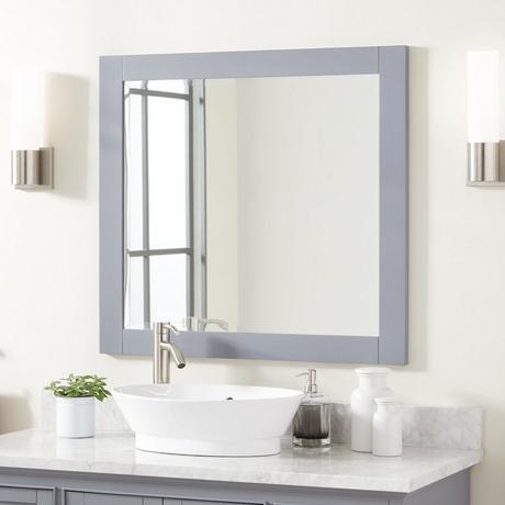 Fallbrook Vanity Mirror - Gray