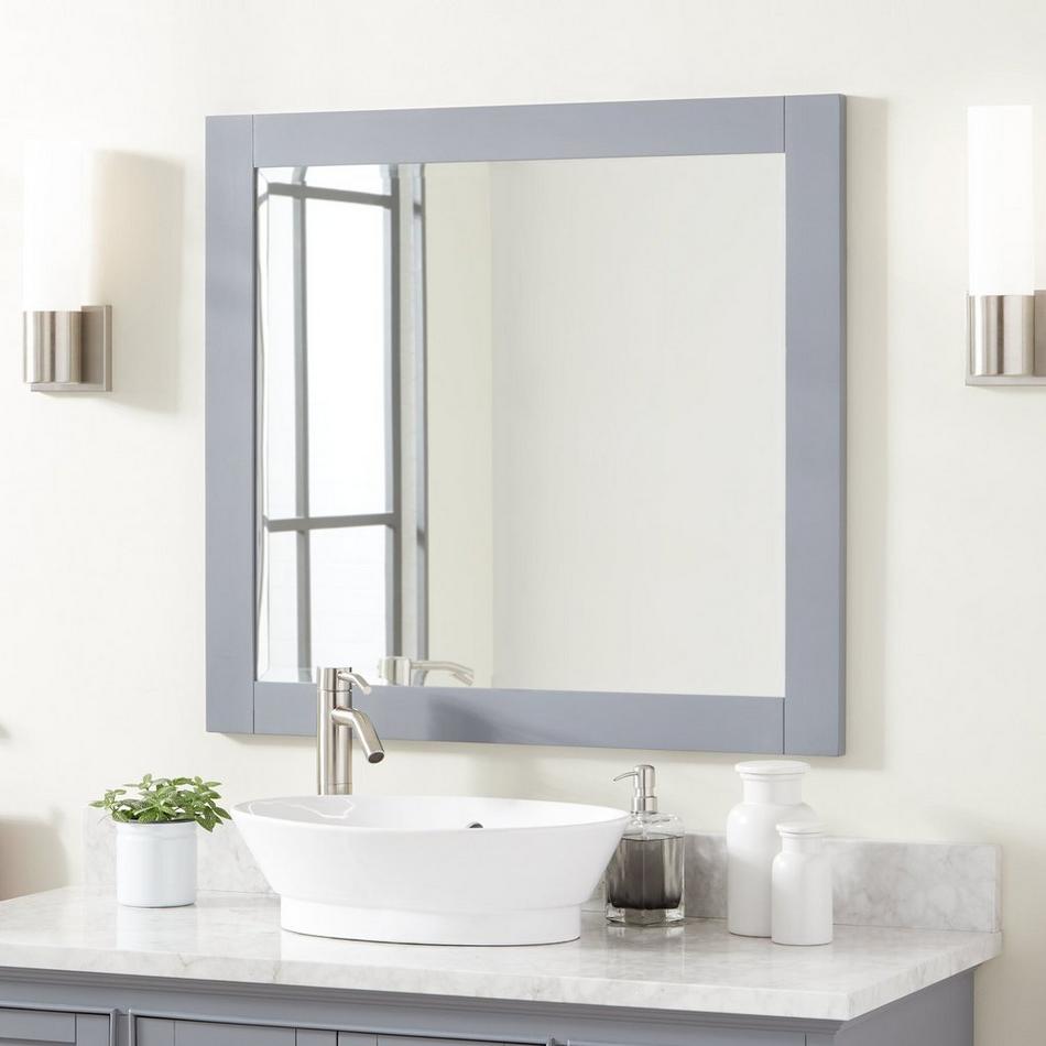 Fallbrook Vanity Mirror - Gray, , large image number 1