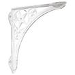 Star Cast Iron Shelf Bracket - Distressed White, , large image number 0