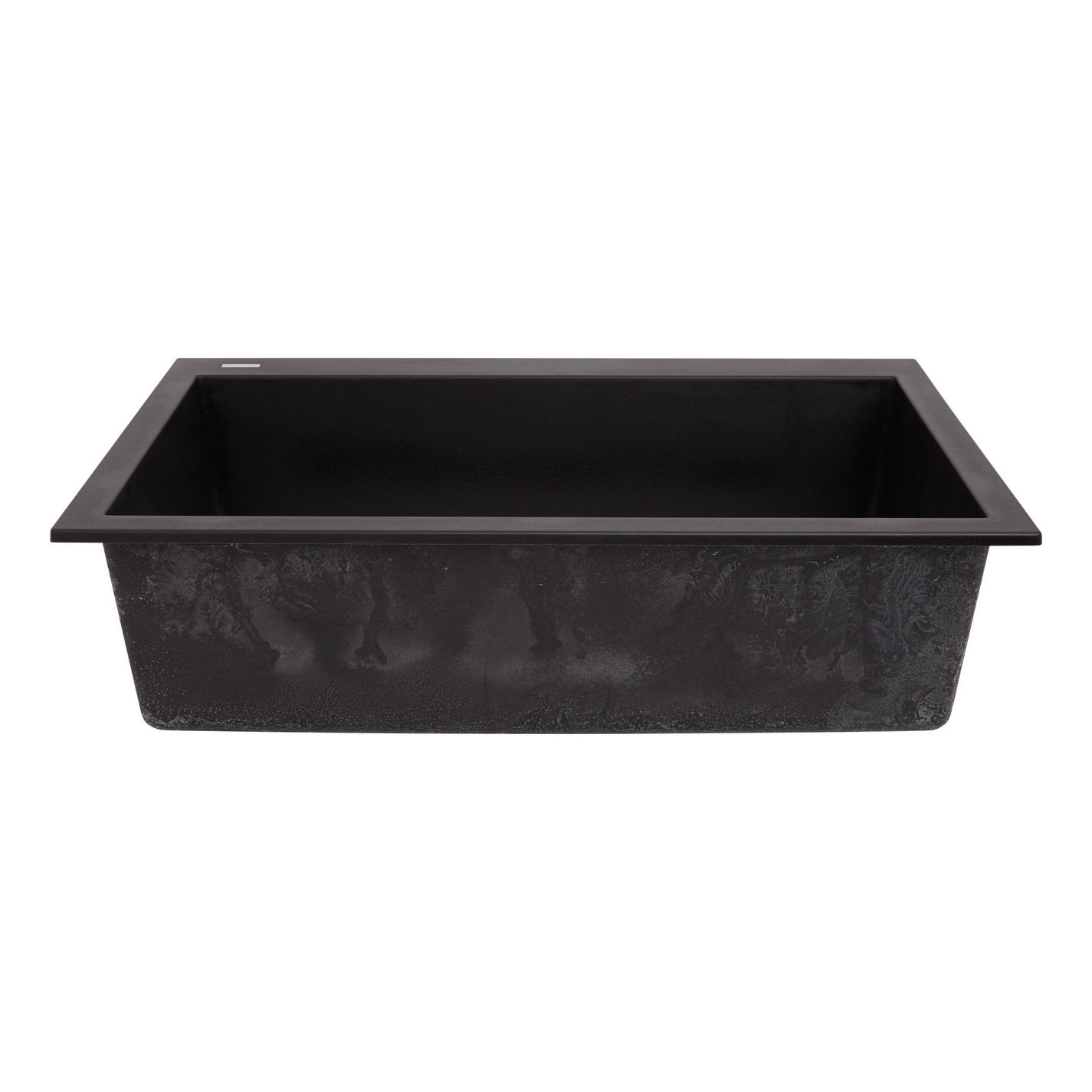 30 Holcomb Drop In Granite Composite Sink Black Signature Hardware