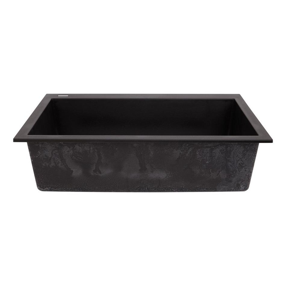 30" Holcomb Drop-In Granite Composite Sink - Black, , large image number 1