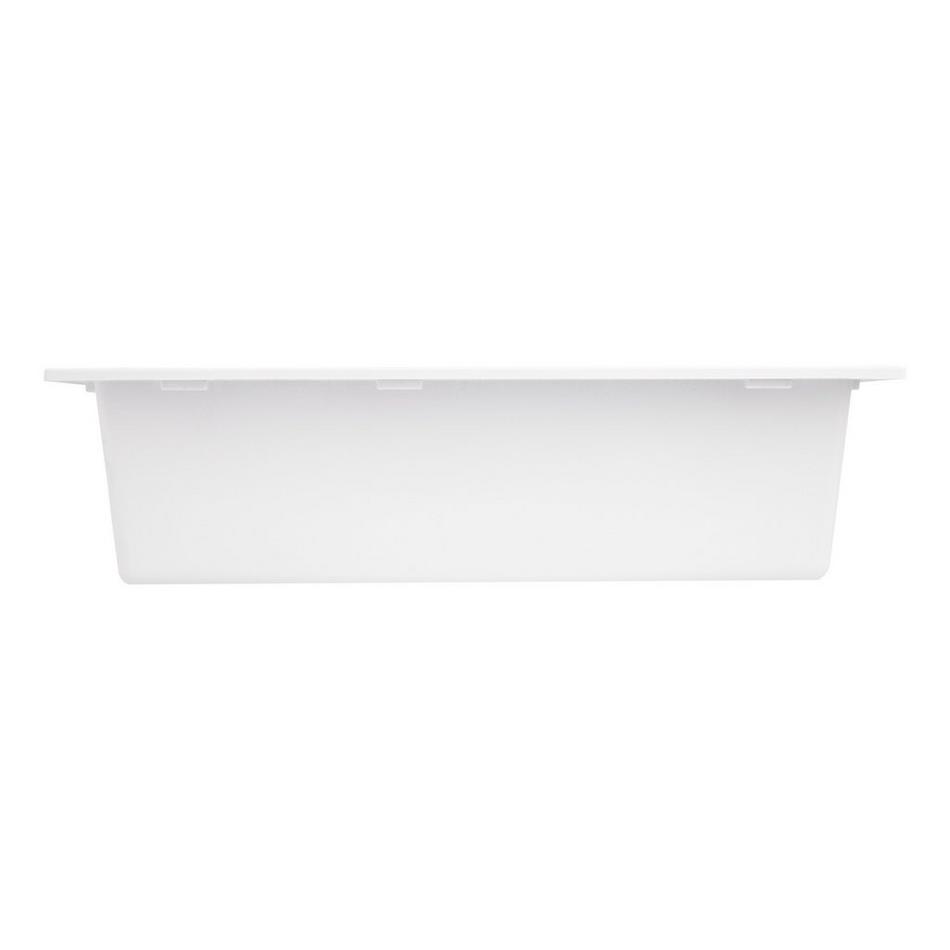 30" Holcomb Undermount Granite Composite Sink - Cloud White, , large image number 4