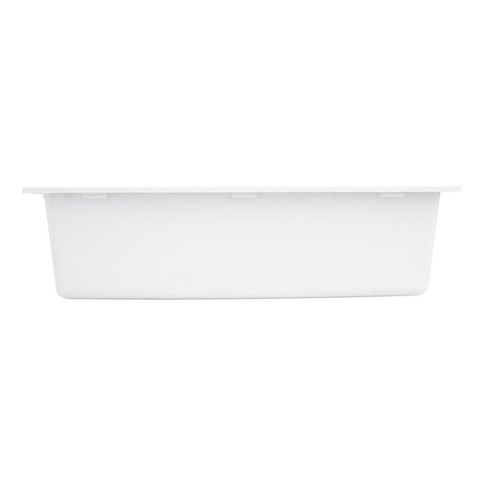 30" Holcomb Undermount Granite Composite Sink - Cloud White, , large image number 1