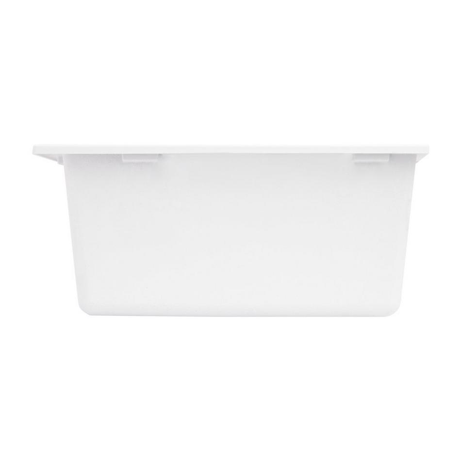 30" Holcomb Undermount Granite Composite Sink - Cloud White, , large image number 2