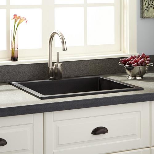 24" Holcomb Drop-In Granite Composite Sink