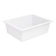 24" Holcomb Undermount Granite Composite Sink - Cloud White, , large image number 0