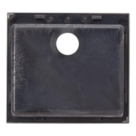22" Holcomb Drop-In Granite Composite Sink - Black