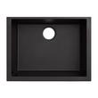 22" Holcomb Undermount Granite Composite Sink - Black, , large image number 3