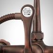 Deck-Mount Telephone Faucet - Lever Handles - 4" Deck Couplers - Oil Rubbed Bronze, , large image number 4