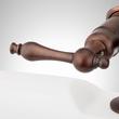 Deck-Mount Telephone Faucet - Lever Handles - 4" Deck Couplers - Oil Rubbed Bronze, , large image number 3