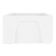 30" Mitzy Fireclay Reversible Farmhouse Sink Fluted Front White, , large image number 3