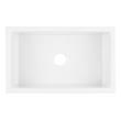 30" Mitzy Fireclay Reversible Farmhouse Sink Fluted Front White, , large image number 4