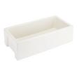 36" Mitzy Fireclay Reversible Farmhouse Sink - Smooth Apron - Biscuit, , large image number 5