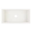 36" Mitzy Fireclay Reversible Farmhouse Sink - Smooth Apron - Biscuit, , large image number 8