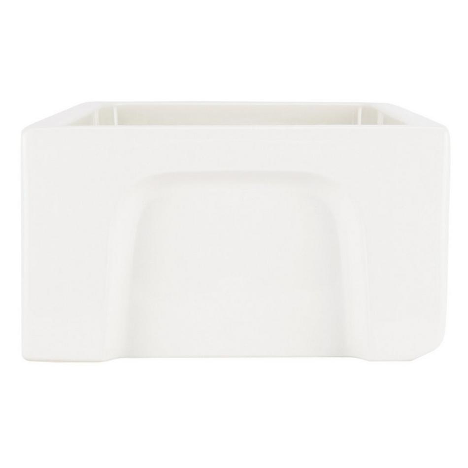 36" Mitzy Fireclay Reversible Farmhouse Sink - Fluted Front - Biscuit, , large image number 7