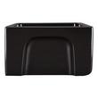 NLA 36" Mitzy Fireclay Reversible Farmhouse Sink Smooth Apron Black, , large image number 7